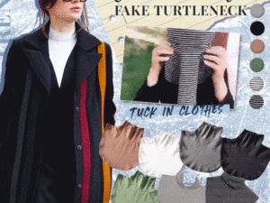 Thermal Fake Turtleneck