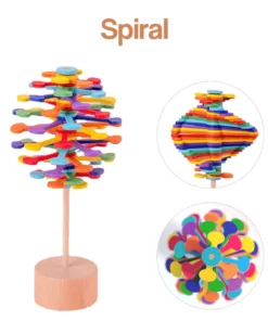 Wooden Spiral Lollipop