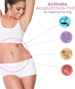 Zavadi PRO Magnetic Acupressure Navel Ring