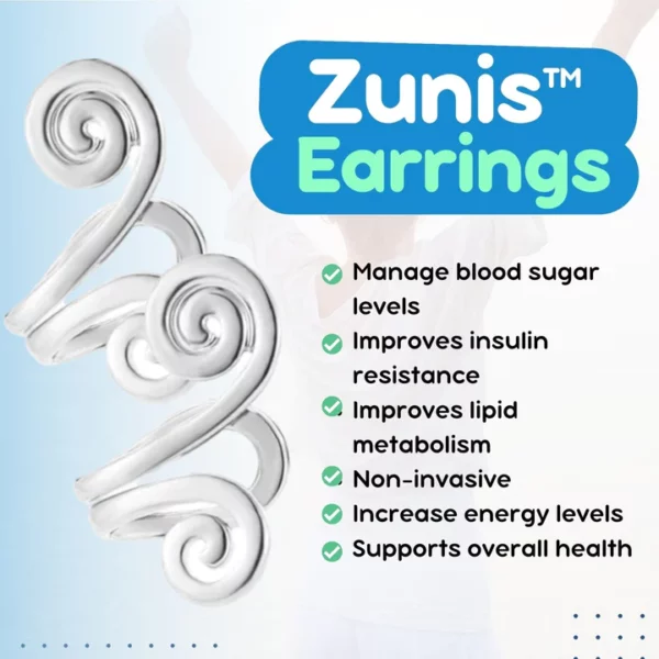 Zunis™ Acupressure Sugar Regulator Earrings