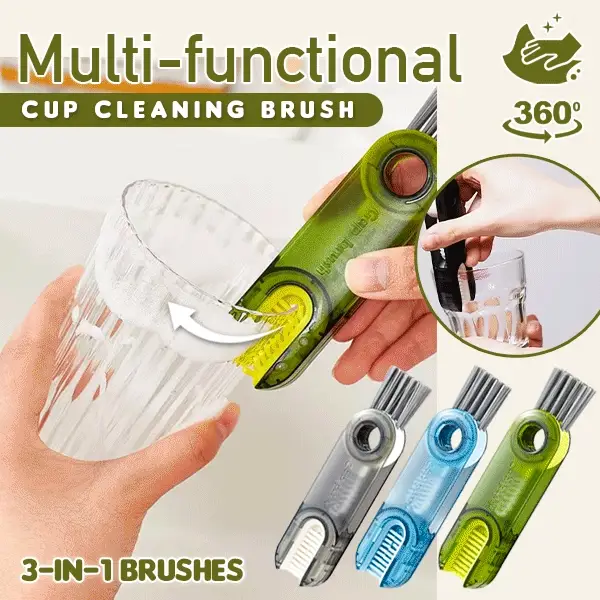 3-in-1 Multi-functional Cup Cleaning Burashi