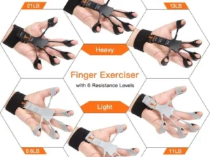 6 Resistant Level Finger Exerciser