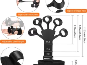 6 Resistant Level Finger Exerciser