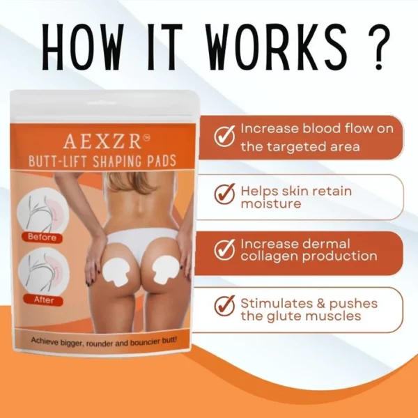 Almohadillas moldeadoras para levantamiento de glúteos AEXZR™