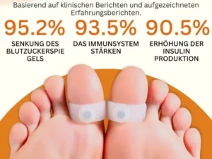 AcuHealth™ Zuckerkontrolle Zehenringe