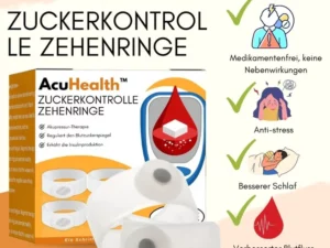 AcuHealth™ Zuckerkontrolle Zehenringe
