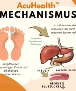 AcuHealth™ Zuckerkontrolle Zehenringe