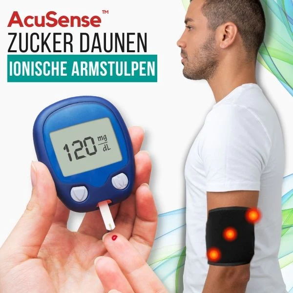 AcuSense™ Zucker Daunen Ionische Armstulpen