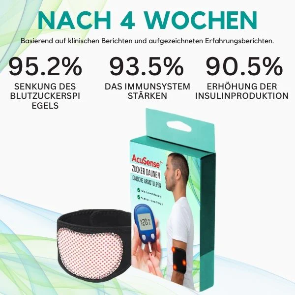 AcuSense™ Zucker Daunen Ioniske Armstulpen