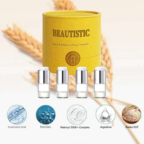 BEAUTISTIC Barley EGF Програма за лифтинг против брчки Ampule Essence