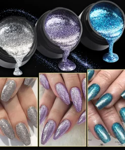 Beauty Glitter Platinum Nail Gel