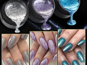 Beauty Glitter Platinum Nail Gel