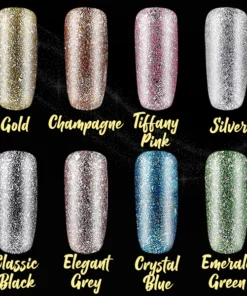 Beauty Glitter Platinum Nail Gel