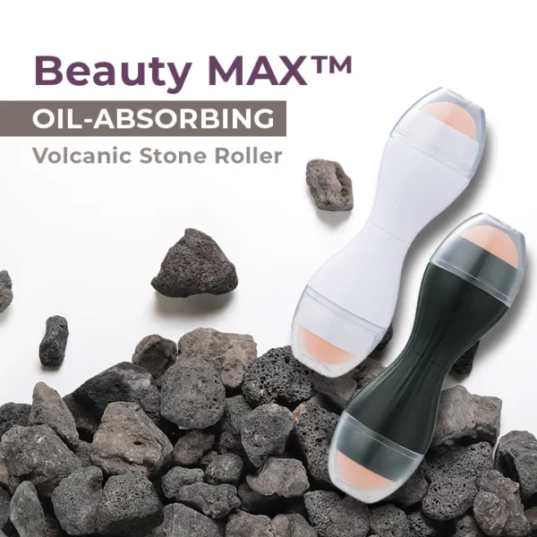 BeautyMAX™ എണ്ണ ആഗിരണം ചെയ്യുന്ന അഗ്നിപർവ്വത കല്ല് റോളർ