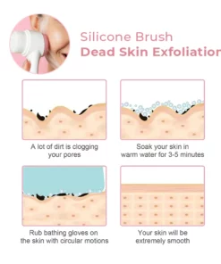 BeautyMAX™ 2-in-1 Exfoliator Cleansing Brush