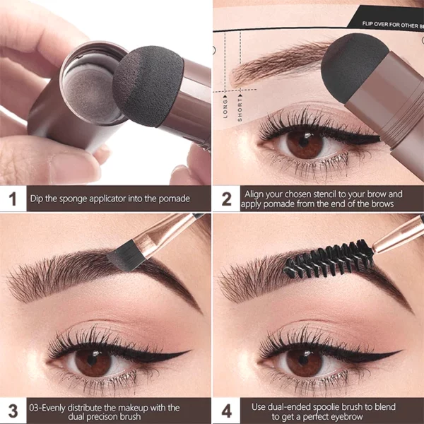 BetterMe™ Eyebrow Stamp stensiilisarja