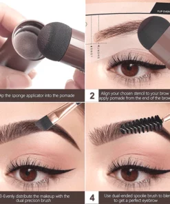 BetterMe™ Eyebrow Stamp Stencil Kit