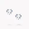 CLEANCA LymphDetox HeartPlatinum EarStuds