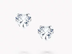 CLEANCA LymphDetox HeartPlatinum EarStuds