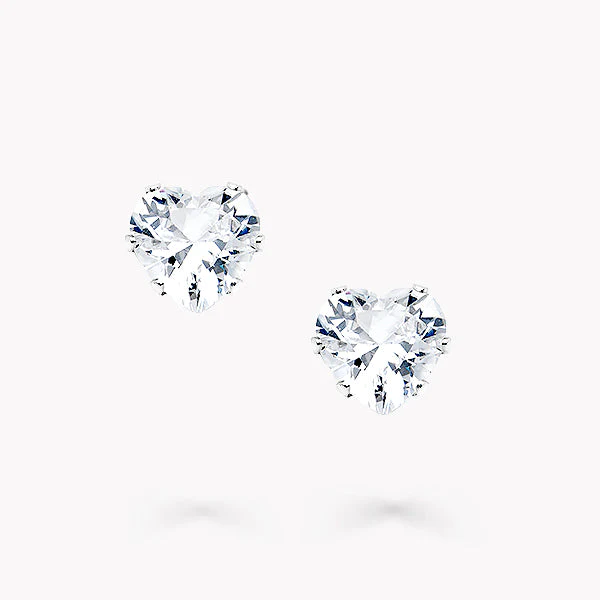 CLEANCA LymphDetox HeartPlatinum Ear Studs