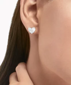 CLEANCA LymphDetox HeartPlatinum EarStuds