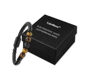 CaloWave™ Electrostatic Agate LeatherBeads Band