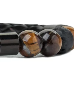 CaloWave™ Electrostatic Agate LeatherBeads Band