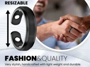CiJemu™ Men Resizable Magnetic Ring