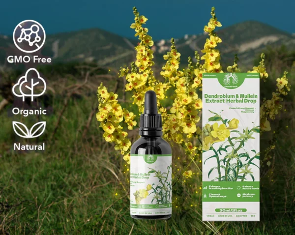 ClearBreath® Dendrobium এবং Mullein Extract