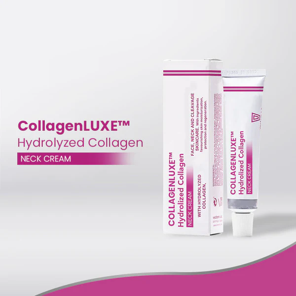 Crema para el cuello con colágeno hidrolizado CollagenLUXE™