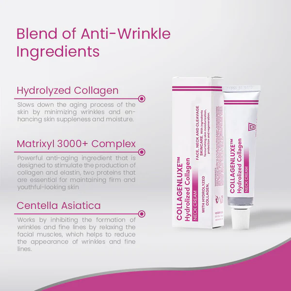 CollagenLUXE ™ Hydrolyzed Collagen Neck Cream