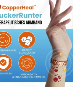 CopperHeal™ ZuckerRunter Therapeutisches Armband