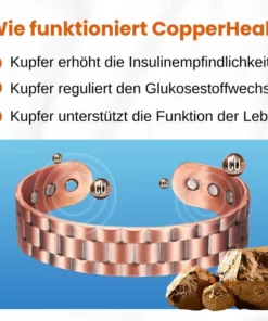 CopperHeal™ ZuckerRunter Therapeutisches Armband