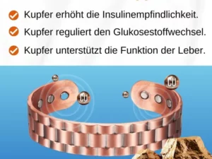 CopperHeal™ ZuckerRunter Therapeutisches Armband