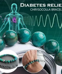Diabetes Relief Chrysocolla Bracelet