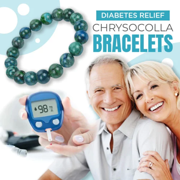 Diabetes Relief Chrysokoll Armbänder