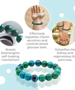 Diabetes Relief Chrysocolla Bracelets
