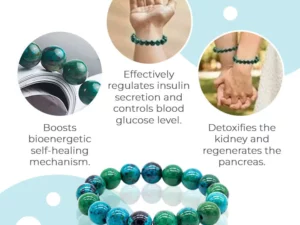 Diabetes Relief Chrysocolla Bracelets
