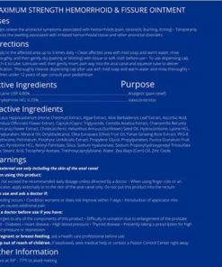 Doctor Butler's Hemorrhoids and Cracks Ointment