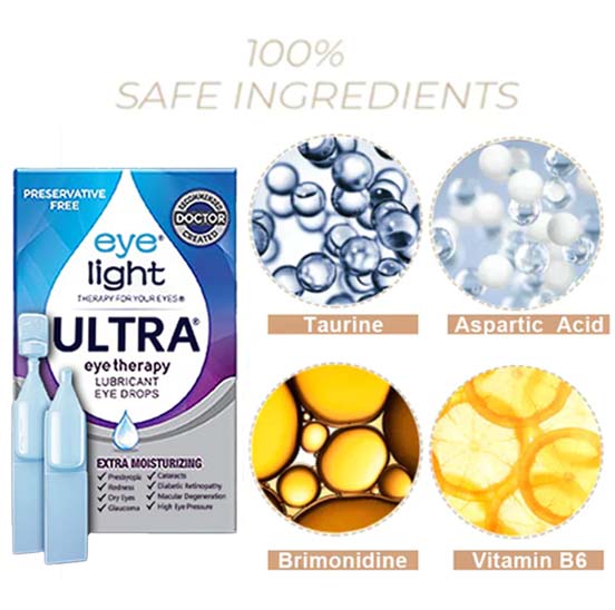 EYELIGHT™ Ultra Augentherapie Gleitmittel Augentropfen