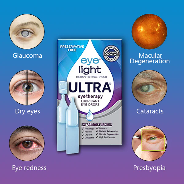 EYELIGHT™ ультра көз терапиясы майлаушы көз тамшылары