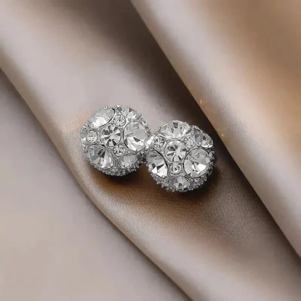 Elegante accessorio per orecchini di diamanti Detox magnetico linfatico