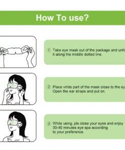 EyeEase™ Natural Herbal steam eye mask