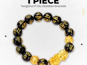 FengShui Pi Xiu Obsidian Bracelet