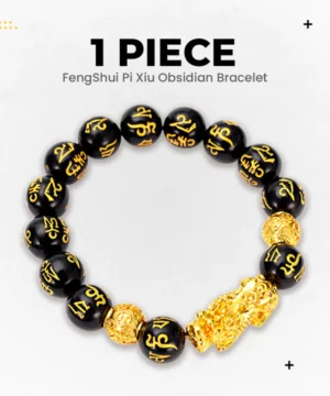 FengShui Pi Xiu Obsidian Bracelet