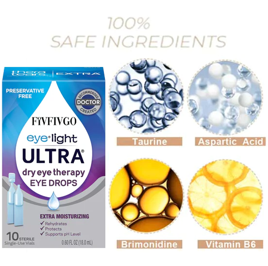 Gotas lubricantes para ojos Fivfivgo™ EYELIGHT Ultra Eye Therapy