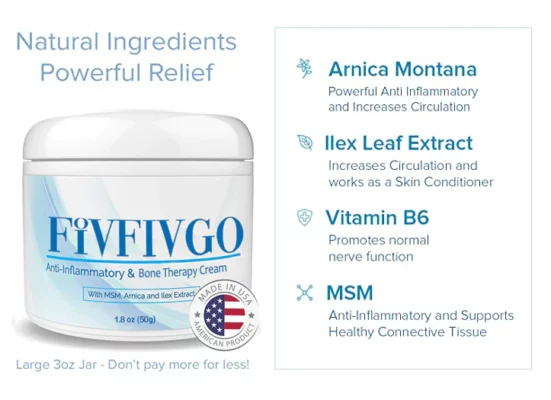 Fivfivgo™ crème voor gewrichts- en bottherapie