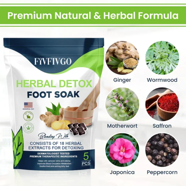 Fivfivgo™ Herbal Detox Foot Soak Beads