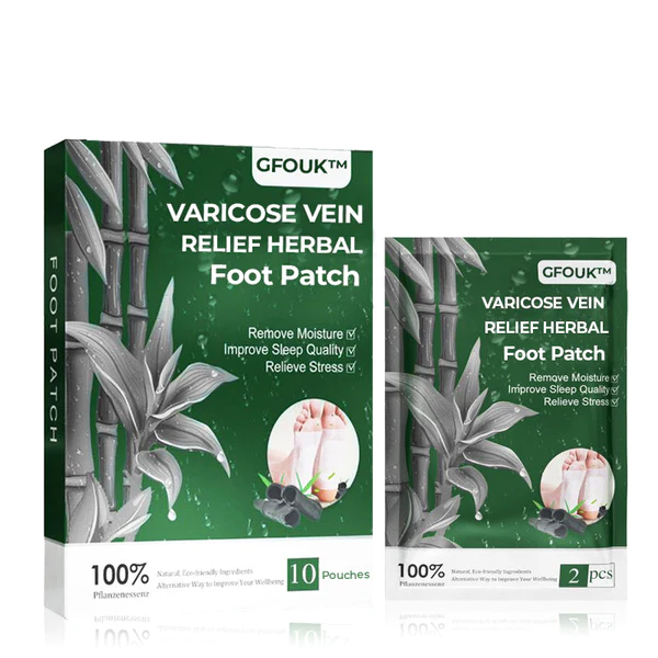 Parche herbal para pies GFOUK™ para aliviar las venas varicosas