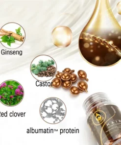 Ginproth natural plant hair growth capsule essential oil